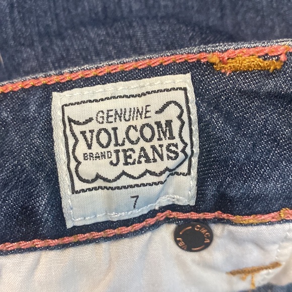 Volcom Dark Wash Reilly Skinny Jeans - Picture 5 of 8